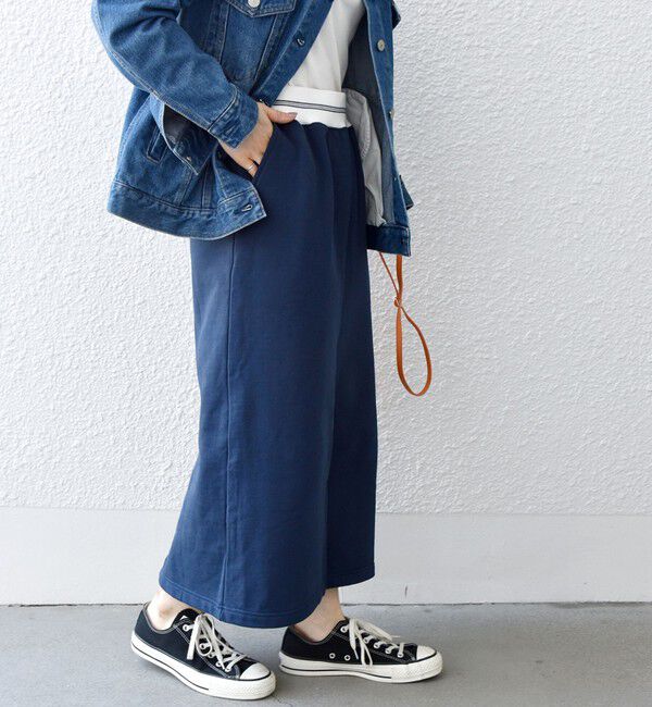 SHIPS any「SHIPS any:〈抗菌防臭〉USAコットン 裏毛 ライン ストレート スカート」|スカート|