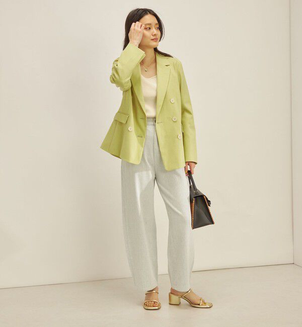 SHIPS for women「コットン リネン オックス ダブル ジャケット」|その他|