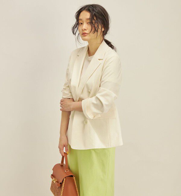 SHIPS for women「コットン リネン オックス ダブル ジャケット」|その他|