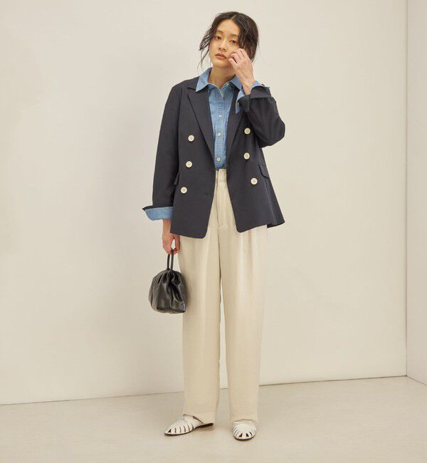 SHIPS for women「コットン リネン オックス ダブル ジャケット」|その他|