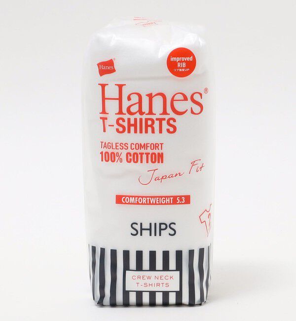 SHIPS「Hanes&times;SHIPS: 別注New Japan Fit Tシャツ （2枚組）」|Tシャツ・カットソー|