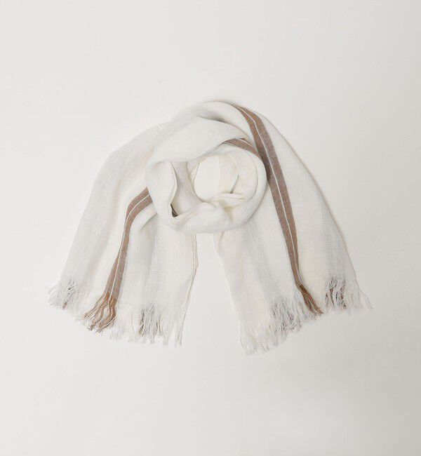 SHIPS「ARIANNA:ヘビー リネン ケニア ストール」|ストール|