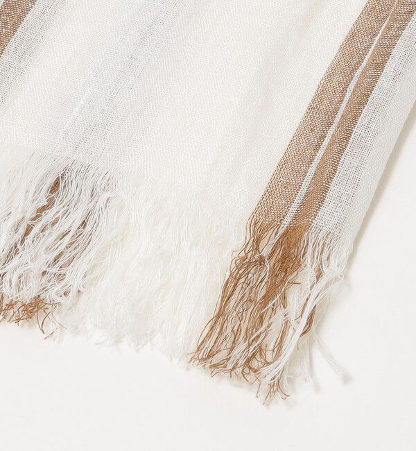 SHIPS「ARIANNA:ヘビー リネン ケニア ストール」|ストール|