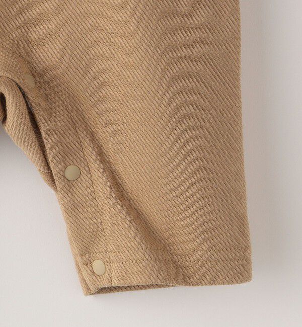 SHIPS KIDS「SHIPS KIDS:リサイクルコットン ボーダー ロンパース」|ロンパース|