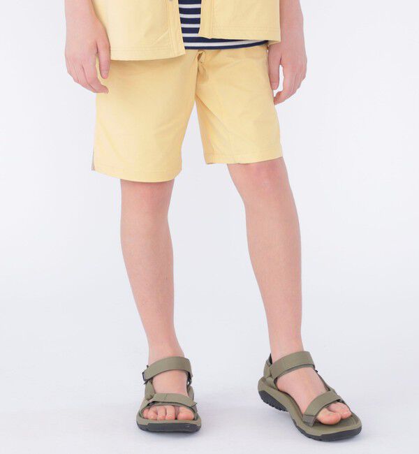 SHIPS KIDS「SHIPS KIDS:145～160cm /〈UVカット/吸水速乾〉ナイロン ドライ ショーツ」|その他|ライトイエロー