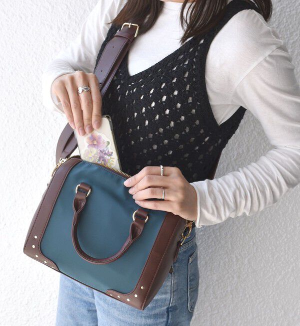 SHIPS for women「* スタッズ ボストン バッグ◇」|ボストンバッグ|