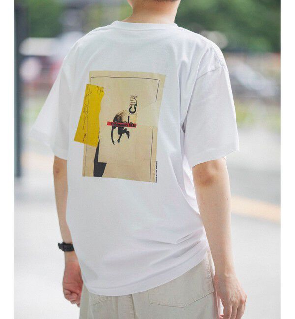 SHIPS「SHIPS: KILLIMAN JAH LOW WORKS コラージュ プリント Tシャツ」|Tシャツ・カットソー|