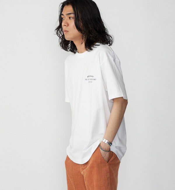 SHIPS「SHIPS: KILLIMAN JAH LOW WORKS コラージュ プリント Tシャツ」|Tシャツ・カットソー|