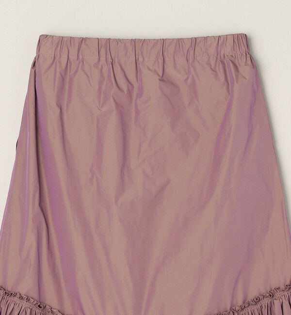 quaranciel「quaranciel:〈洗濯機可能〉ソリッド タフタ スカート」|フレア|