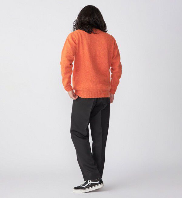 SHIPS「SHIPS: トリプルクロス ワンタック ワイド テーパード パンツ」|チノ|