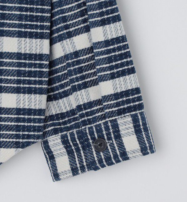 SHIPS「【WEB限定】SHIPS: モール チェック ダブルポケット CPO シャツ ジャケット」|ミリタリージャケット|