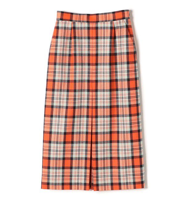 SHIPS for women「〈手洗い可能〉ウール チェック タイト スカート ◇」|スカート|