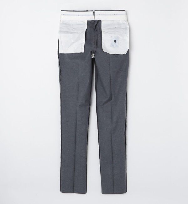 SHIPS「PT TORINO: コットン フランネル 無地 スラックス パンツ」|チノ|