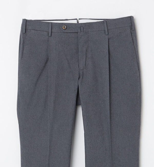 SHIPS「PT TORINO: コットン フランネル 無地 スラックス パンツ」|チノ|