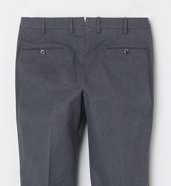 SHIPS「PT TORINO: コットン フランネル 無地 スラックス パンツ」|チノ|