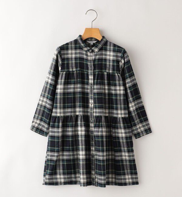 SHIPS KIDS「SHIPS KIDS:100～130cm / ネル チェック ワンピース」|ワンピース|