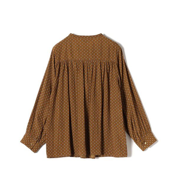 SHIPS Colors 「SHIPS Colors:〈洗濯機可能〉サテン ギャザー シャツ◇」|シャツ・ブラウス|