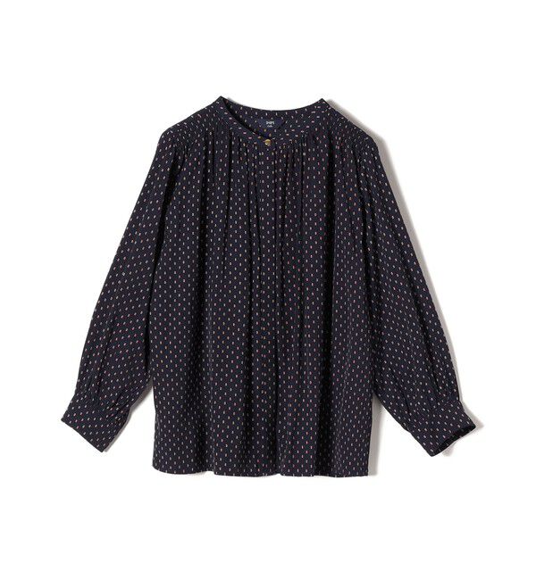 SHIPS Colors 「SHIPS Colors:〈洗濯機可能〉サテン ギャザー シャツ◇」|シャツ・ブラウス|