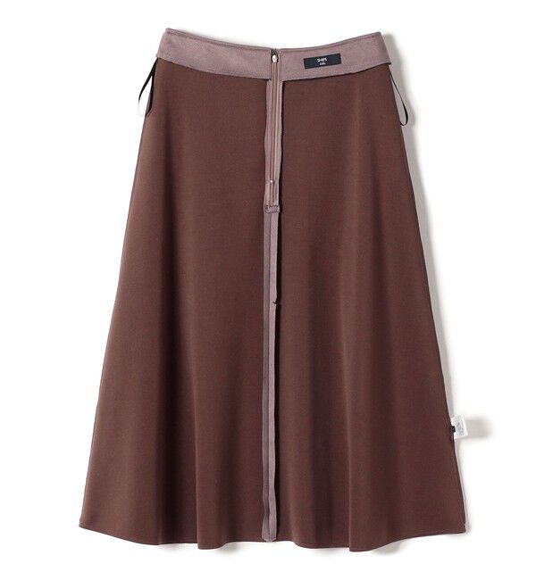 SHIPS Colors 「SHIPS Colors:〈手洗い可能〉フェイクスエード サイドジップ フレアスカート」|スカート|