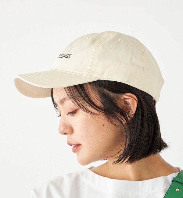 SHIPS Colors 「odds:〈手洗い可能〉ALL GOOD THINGS キャップ」|キャップ・キャスケット|オフホワイト