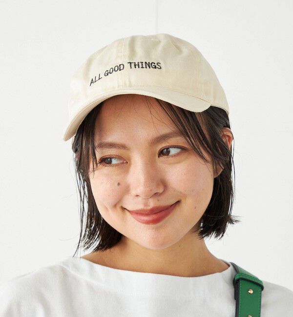 SHIPS Colors 「odds:〈手洗い可能〉ALL GOOD THINGS キャップ」|キャップ・キャスケット|