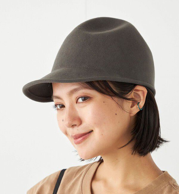 SHIPS Colors 「SUBLIME:マウンテン フェルト ハット」|キャップ・キャスケット|グレー