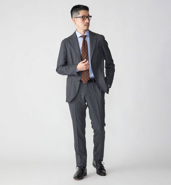 SHIPS「SHIPS:〈セットアップ対応/手洗い可能〉 バーズアイ ジャケット」|テーラードジャケット|