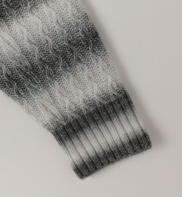 SHIPS any「SHIPS any:〈手洗い可能〉グラデーション ケーブル Vネック カーディガン」|カーディガン|