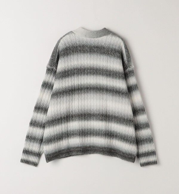 SHIPS any「SHIPS any:〈手洗い可能〉グラデーション ケーブル Vネック カーディガン」|カーディガン|