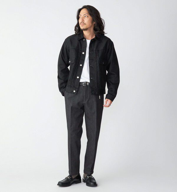 SHIPS「SHIPS: 〈セットアップ対応〉ダウンファブリック イージー スラックス 23AW〈デニム〉」|チノ|