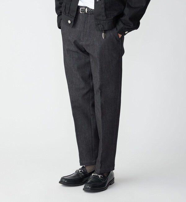 SHIPS「SHIPS: 〈セットアップ対応〉ダウンファブリック イージー スラックス 23AW〈デニム〉」|チノ|