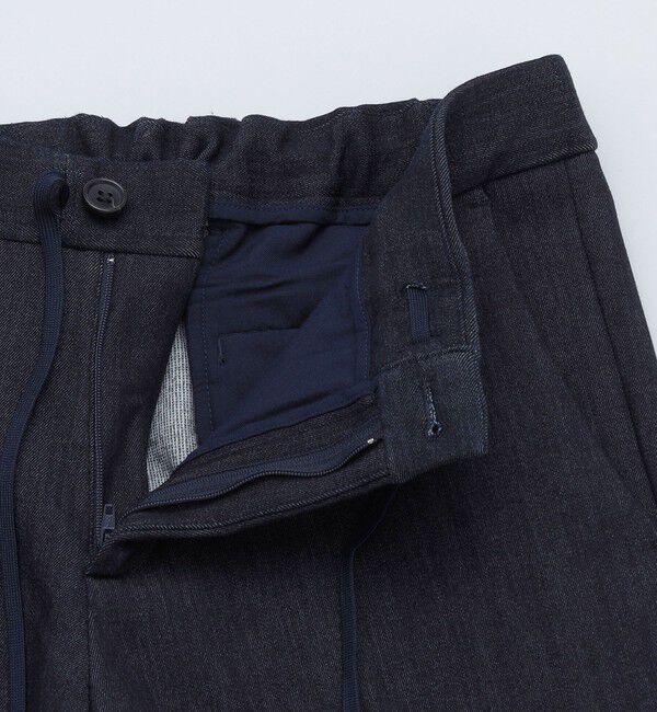 SHIPS「SHIPS: 〈セットアップ対応〉ダウンファブリック イージー スラックス 23AW〈デニム〉」|チノ|