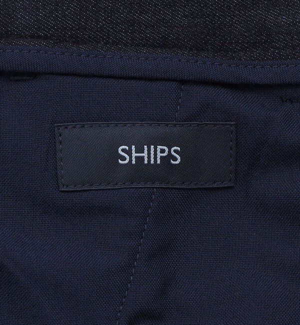 SHIPS「SHIPS: 〈セットアップ対応〉ダウンファブリック イージー スラックス 23AW〈デニム〉」|チノ|