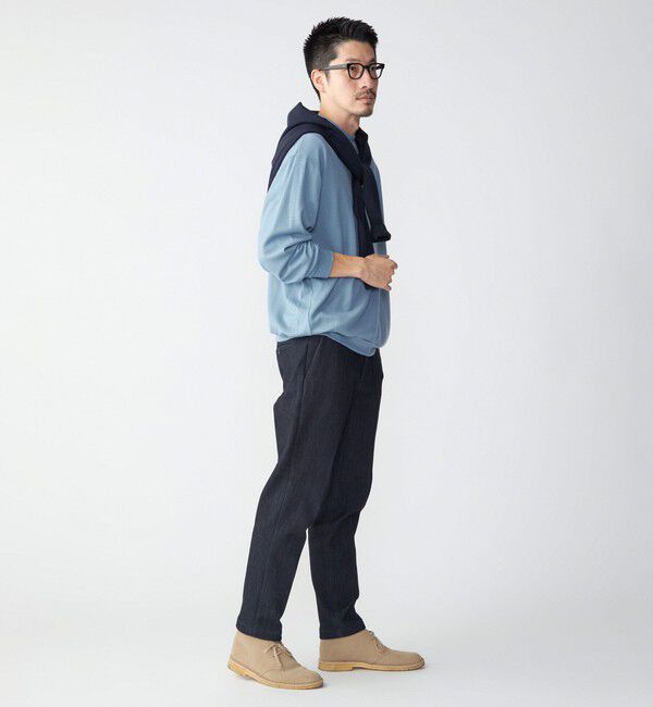 SHIPS「SHIPS: 〈セットアップ対応〉ダウンファブリック イージー スラックス 23AW〈デニム〉」|チノ|