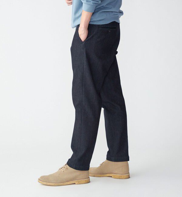 SHIPS「SHIPS: 〈セットアップ対応〉ダウンファブリック イージー スラックス 23AW〈デニム〉」|チノ|