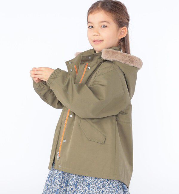 SHIPS KIDS「SHIPS KIDS:100～130cm /〈洗濯機可能〉ツイル モッズ コート」|ミリタリー・モッズコート|