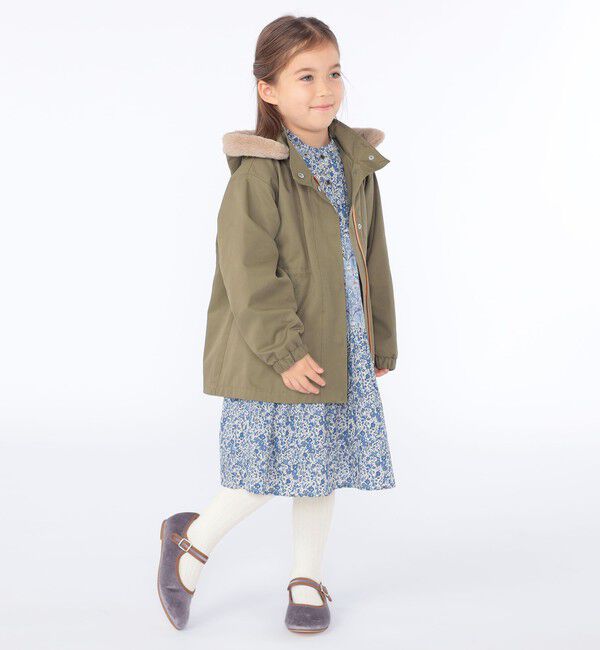 SHIPS KIDS「SHIPS KIDS:100～130cm /〈洗濯機可能〉ツイル モッズ コート」|ミリタリー・モッズコート|