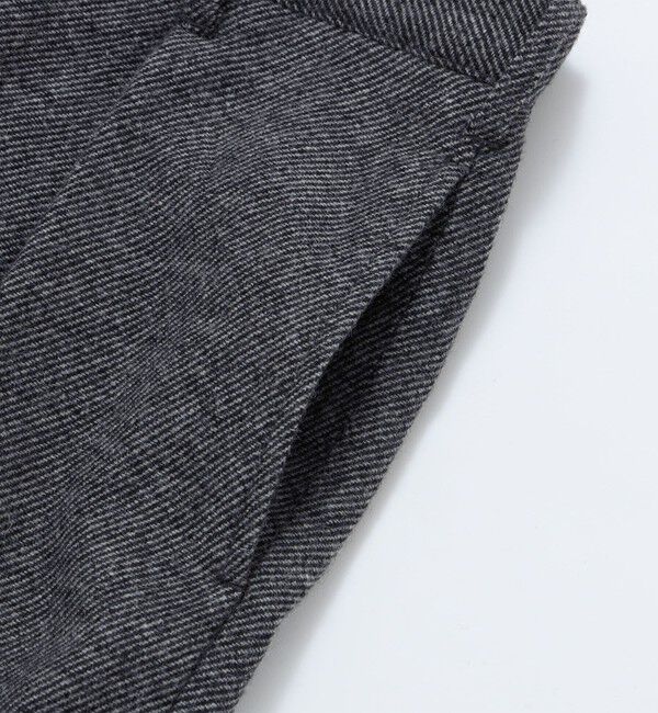 SHIPS「SHIPS: 〈セットアップ対応〉 ライトツイード ワンタック イージー パンツ」|チノ|