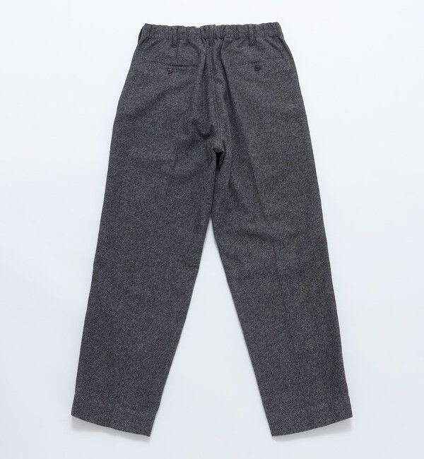 SHIPS「SHIPS: 〈セットアップ対応〉 ライトツイード ワンタック イージー パンツ」|チノ|