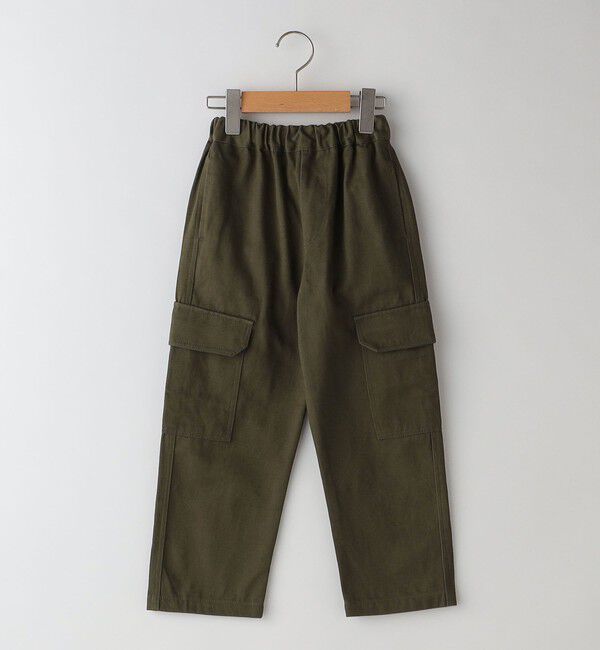 SHIPS KIDS「THE PARK SHOP:105～145cm / MIL CARGO PANTS」|カーゴ|オリーブ
