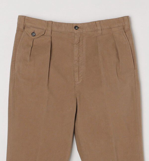 SHIPS「【SHIPS別注】Borelio: JAMES コットン モレスキン パンツ」|チノ|