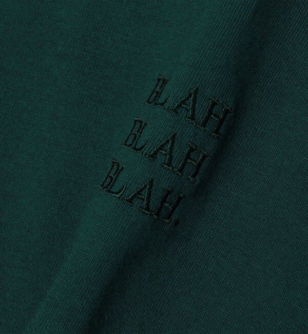 SHIPS any「【WEB限定】SHIPS any: BLAH BLAH BLAH.ワンポイント 刺繍 ルーズ Tシャツ (ロンT)◇」|Tシャツ・カットソー|