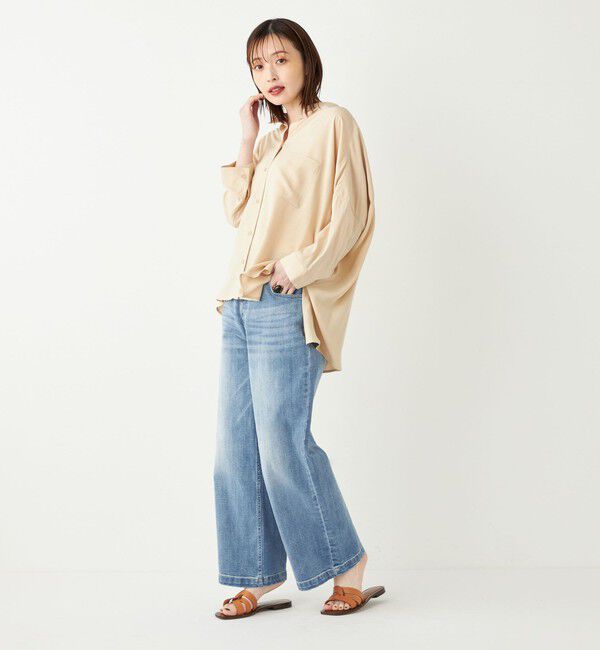 SHIPS Colors 「SHIPS Colors:〈手洗い可能〉ポンチョ シャツ」|シャツ・ブラウス|