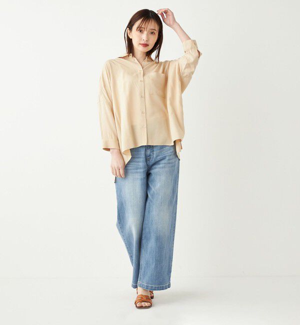 SHIPS Colors 「SHIPS Colors:〈手洗い可能〉ポンチョ シャツ」|シャツ・ブラウス|