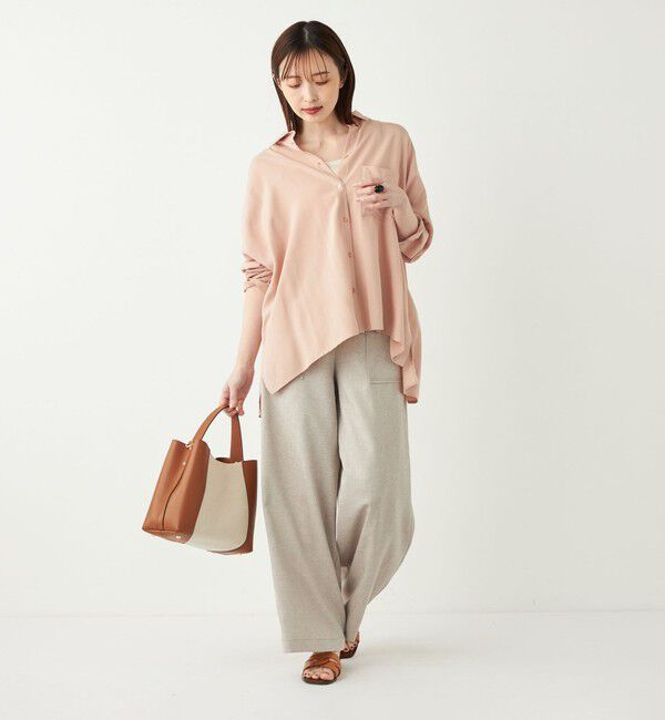 SHIPS Colors 「SHIPS Colors:〈手洗い可能〉ポンチョ シャツ」|シャツ・ブラウス|