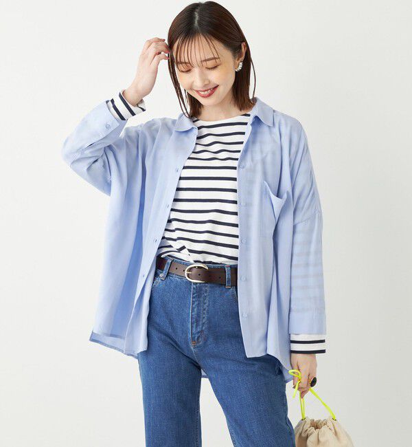 SHIPS Colors 「SHIPS Colors:〈手洗い可能〉ポンチョ シャツ」|シャツ・ブラウス|