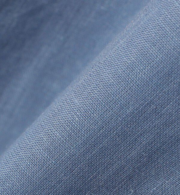 SHIPS any「SHIPS any: ピュアリネン バンド スキッパー ハーフスリーブ プルオーバー シャツ 25SS◇」|シャツ・ブラウス|