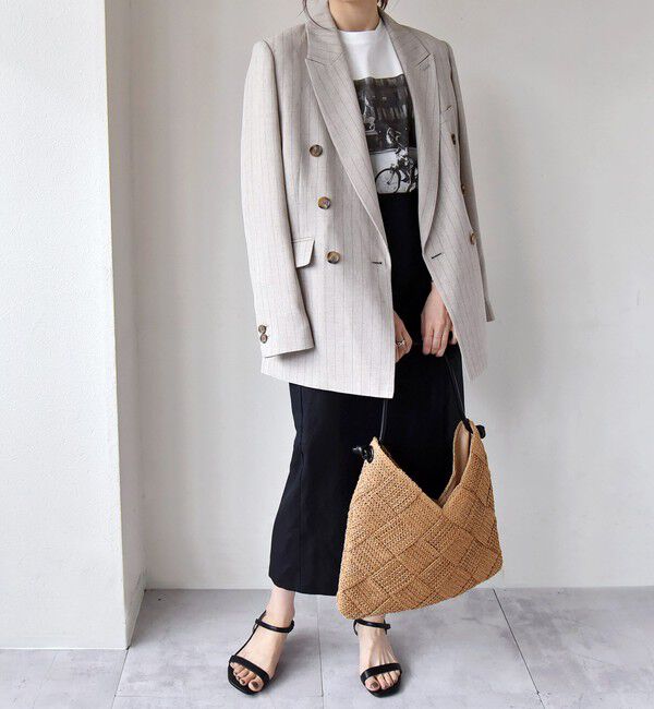 quaranciel「quaranciel: ワンハンドル Vカット メッシュ バッグ（A4対応）」|トートバッグ|