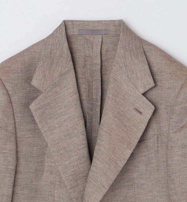 SHIPS「【SHIPS別注】CARUSO: AIDA リネン バスケット ジャケット」|テーラードジャケット|