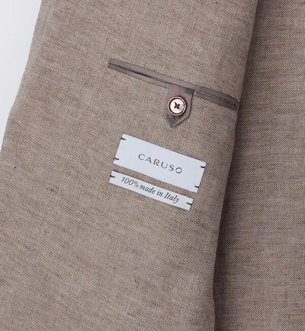 SHIPS「【SHIPS別注】CARUSO: AIDA リネン バスケット ジャケット」|テーラードジャケット|